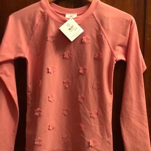 Hanna Andersson girls Sun Shirt pink